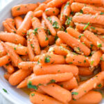 brown butter honey glazed carrots