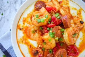 cajun shrimp and grits